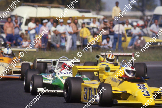 1985 Killarney F2 Sept 3 Trevor van Rooyen Maurer MM82 5 Wayne Taylor Lant 6John Moni March 842  2 Bernard Tilanus Lant RR84 (courtesy Roger Swan) (77)
