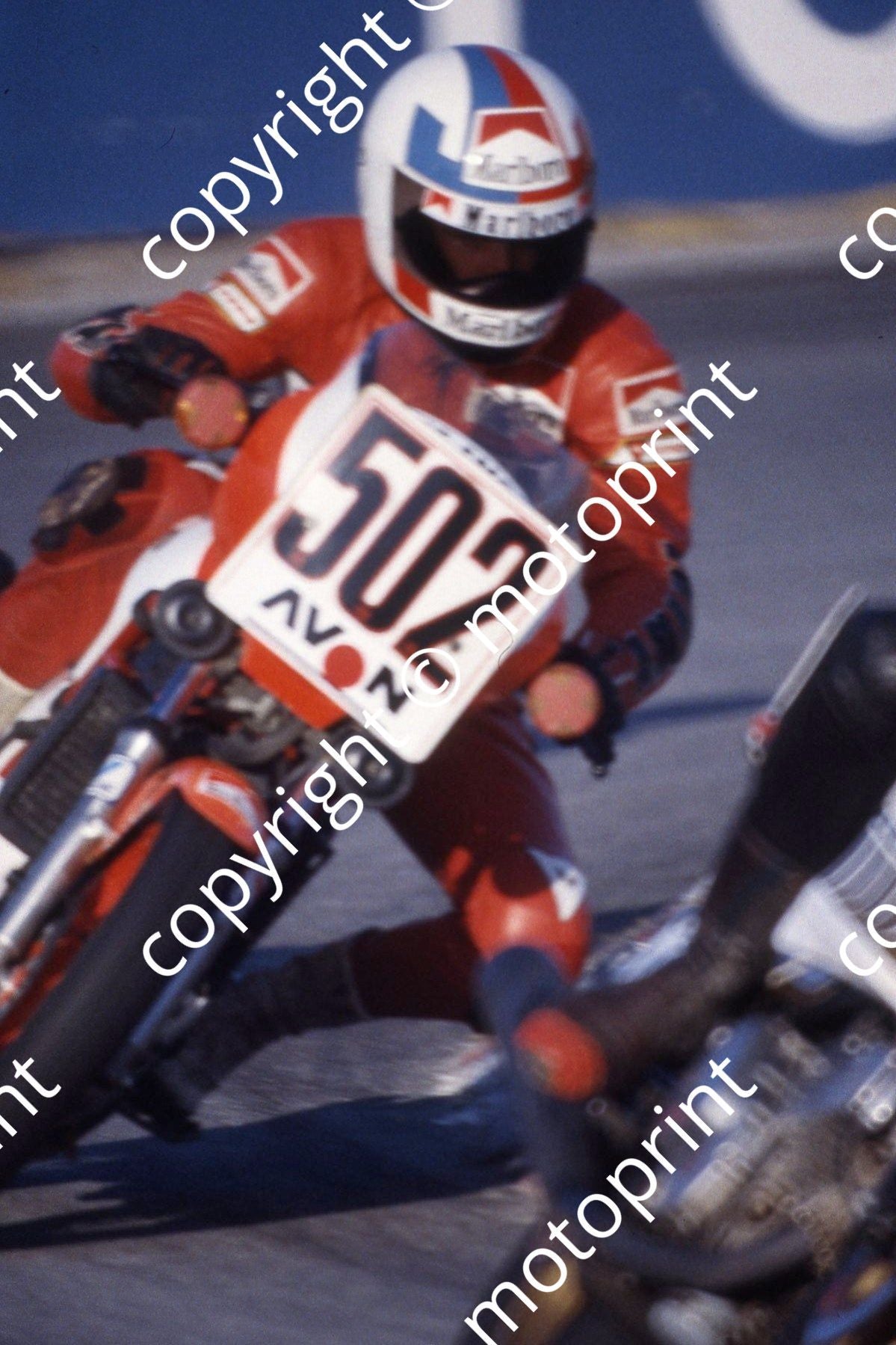1985 Kya Avon Ford Autm 502 Dave Emond Yamaha RZ350  (courtesy Roger Swan) (1)