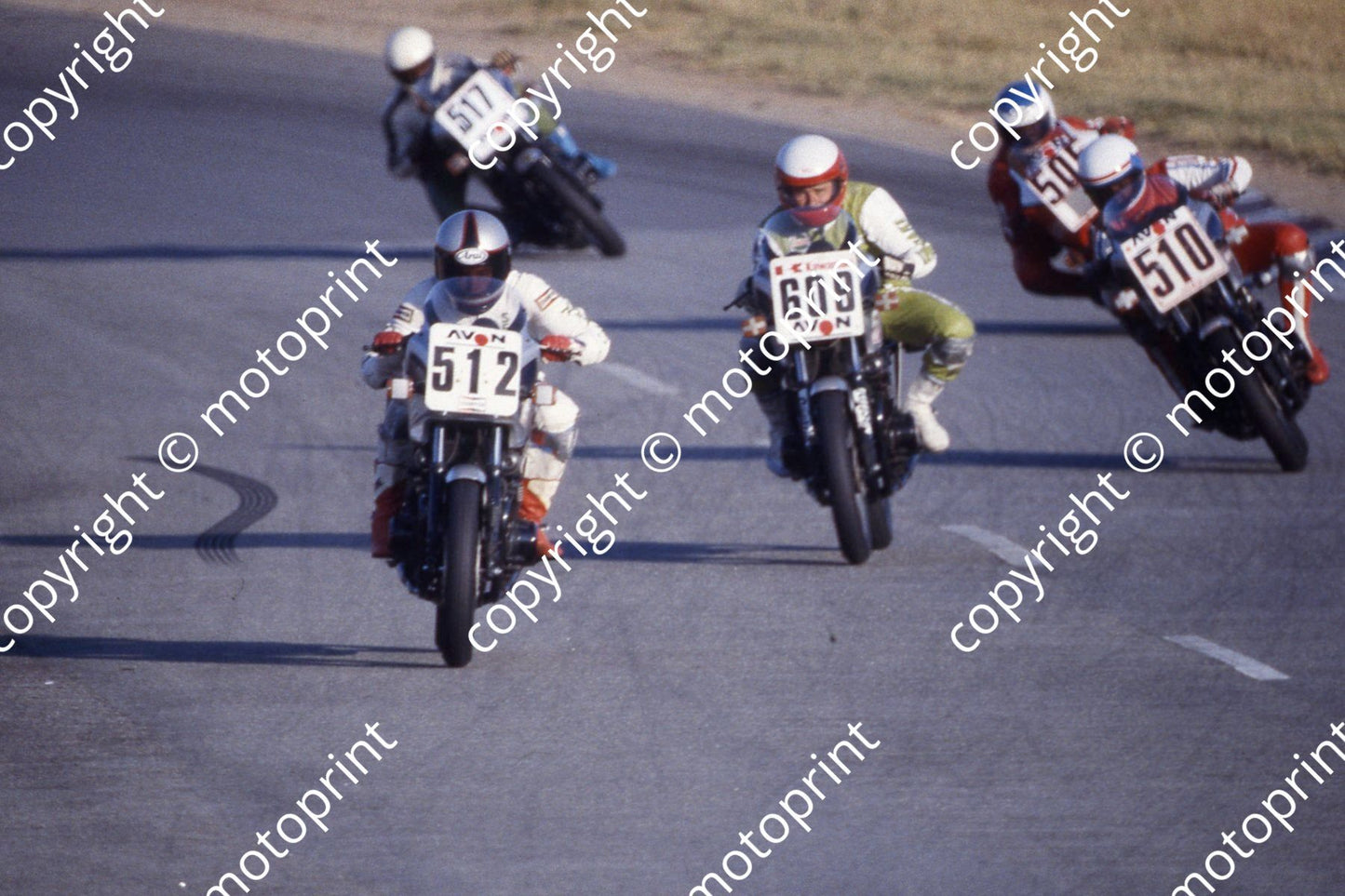 1985 Kya Avon Ford Autm 510 Cobie Els Kawasaki 609 Jamie Thomas Kawasaki 512 Sean Brummer Kawasaki  (courtesy Roger Swan) (20)