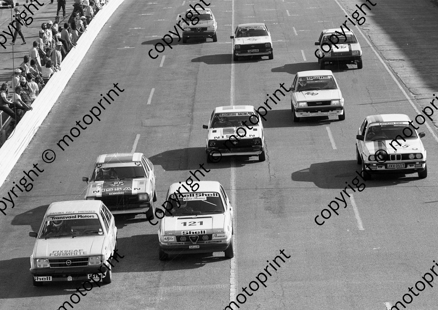 1985 Kya Gp1 116 Lorentz 121 Jaffer 117 WEntzel 128.... 75 Alberts 100 Oosthuizen 120 Terlouw 125 Frow (Colin Watling Photographic) (5)