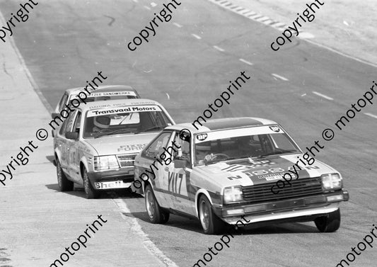 1985 Kya Gp1 117 Mike Wentzel Nissan Pulsar 116 Hein Lorentz Opel Kadett (Colin Watling Photographic) (6)