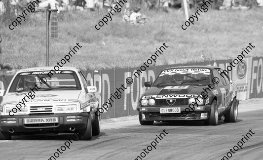1985 Kya Gp1 4 Serge Damseaux Sierra XR8 16 Nicolo Bianco Alfa GTV3000 (Colin Watling Photographic) (10)