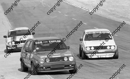 1985 Kya Gp1 89 Paul Cox Golf 11 GTi 75 Johan Alberts BMW323 79 Michael Sapiro Golf GTi (Colin Watling Photographic) (5)