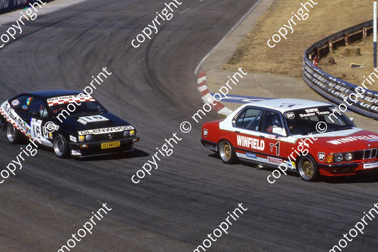 1985 Kya Gp 1 Beeld T1 BMW 745 Tony Viana U16 Nicola Bianco Alfa GTV  (courtesy Roger Swan)(4)