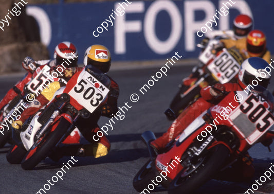 1985 Kya MC 505 Rob Petersen Honda 503 Russell Wood Yamaha 350LC (Colin Watling Photographic) 322 (57) - Copy