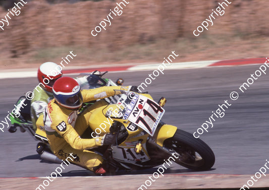 1985 Kya MC 714 Glenn Williams Yamaha RZ500 (Colin Watling Photographic) 322 (109)