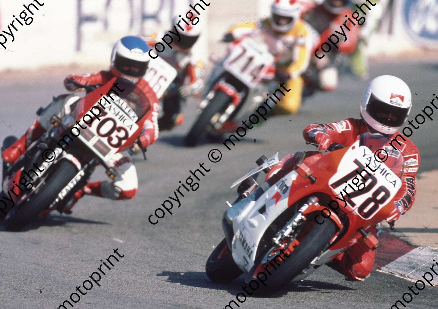 1985 Kya MC 728 Jean d'Assonville Yamaha RX500 703 Rob Petersen Honda CBX750F (Colin Watling Photographic) 322 (26)