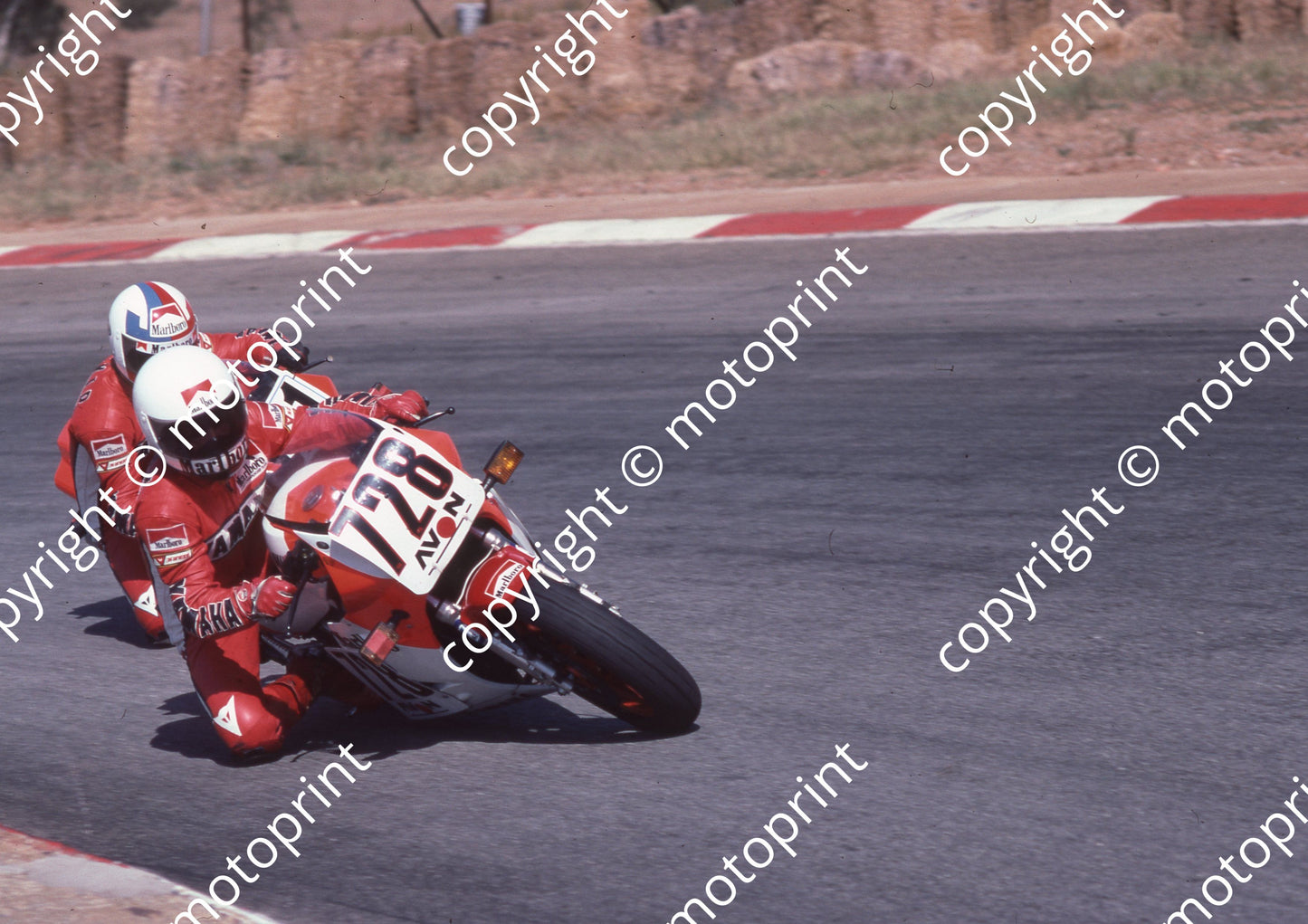 1985 Kya MC 728 Jean d'Assonville Yamaha RX500 (Colin Watling Photographic) 322 (25)