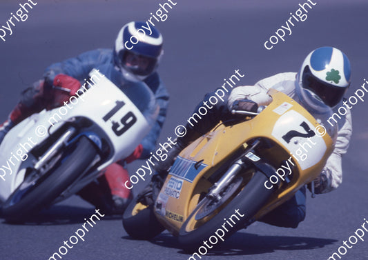 1985 Kya MC 7 Ronan Schulz Yamaha TZ250 19  Mike Wilson Yamaha TZ250J (Colin Watling Photographic) (16) - Copy