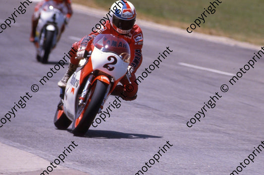 1985 Kya MC Oggi Jan  2 David Emond Yamaha TZ250 (2)