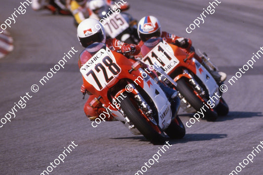 1985 Kya MC Oggi Jan 728 Jean D_Assonville Yamaha RX500 711 David Emond Yamaha RZ500 (courtesy Roger Swan) (4)