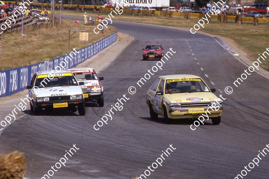 1985 Kya Stannic Sept E102 Pulsar Colin Hastie E120  Renault 11 Andy Terlouw (courtesy Roger Swan) (28)