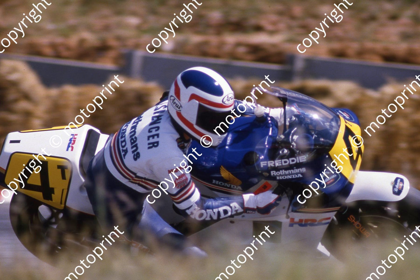 1985 MC SA GP 500cc 4 Freddie Spencer 500 Honda (courtesy Roger Swan) 288