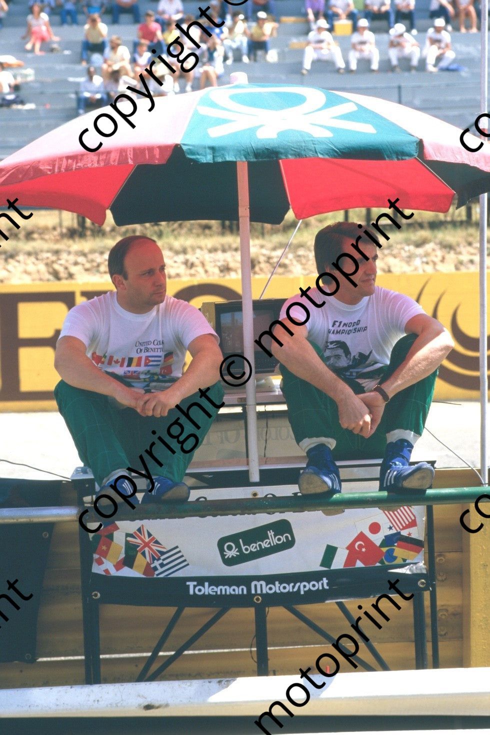 1985 SA GP 19 Teo Fabi, 20 Piercarlo Ghinzani Tolemans TG185(courtesy Roger Swan) (13)