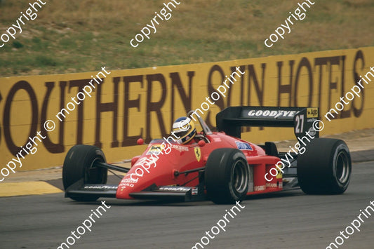 1985 SA GP 27 Michele Alboreto Ferrari 156-85 (courtesy Roger Swan) (6)