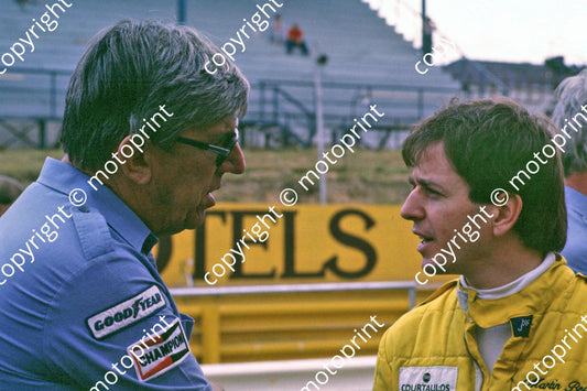 1985 SA GP 3 Martin Brundle, Ken Tyrrell (courtesy Roger Swan) (1)