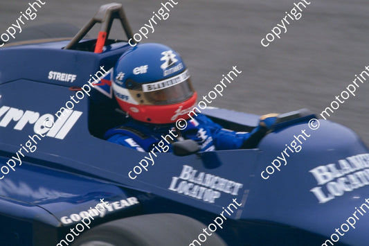 1985 SA GP 4 Philippe Streiffe Tyrrell 012 not sharp only photo available(courtesy Roger Swan)