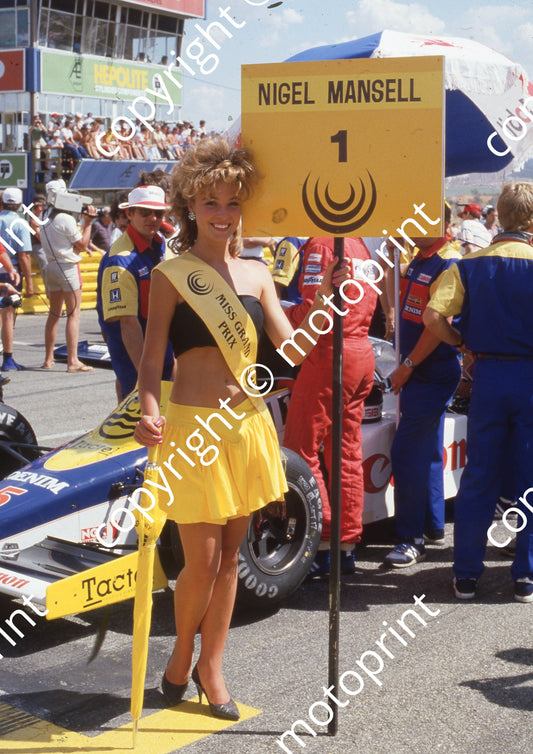 1985 SA GP 5 Nigel Mansell Williams Honda FW10(Colin Watling Photographic) (51)