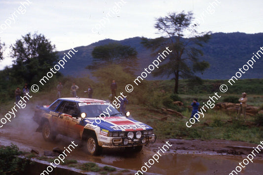 1985 Safari 17 Mike Kirkland, Anton Levitan Nissan 240RS (courtesy Roger Swan) (26) - Copy
