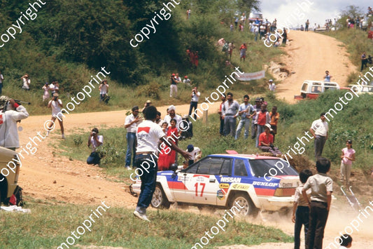 1985 Safari 17 Mike Kirkland, Anton Levitan Nissan 240RS (courtesy Roger Swan) (9)