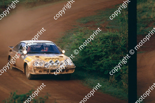 1985 Safari 18 Erwin Weber, Gunter Wanger Opel Manta 400 (courtesy Roger Swan) (7)