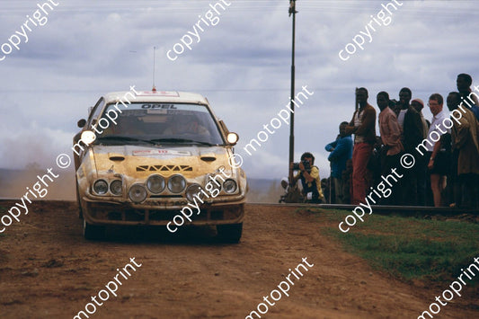 1985 Safari 18 Erwin Weber, Gunter Wanger Opel Manta 400 (courtesy Roger Swan) (8)