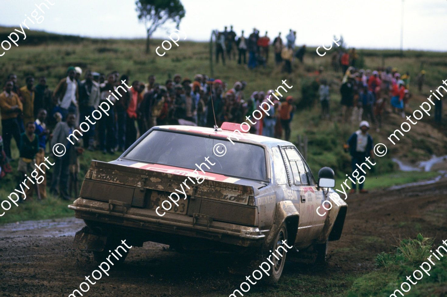 1985 Safari 20 Alain Ambrosio, Daniel le Saux Nissan 240RS (courtesy Roger Swan) (2)