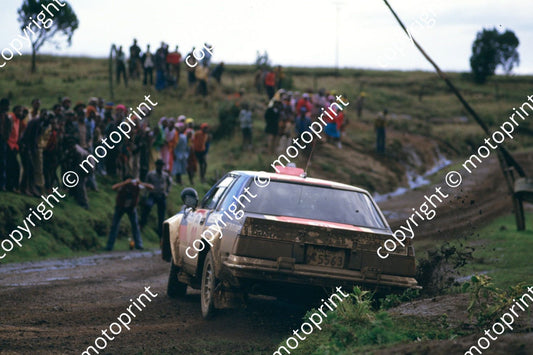 1985 Safari 20 Alain Ambrosio, Daniel le Saux Nissan 240RS (courtesy Roger Swan) (3)