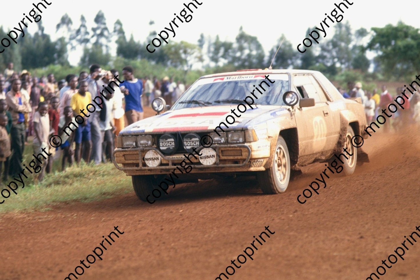 1985 Safari 20 Alain Ambrosio, Daniel le Saux Nissan 240RS (courtesy Roger Swan) (4)