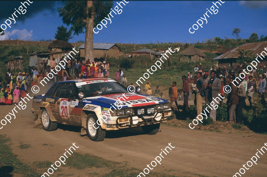 1985 Safari 20 Alain Ambrosio, Daniel le Saux Nissan 240RS (courtesy Roger Swan) (5)