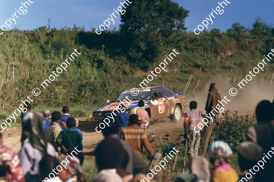 1985 Safari 20 Alain Ambrosio, Daniel le Saux Nissan 240RS (courtesy Roger Swan) (7)
