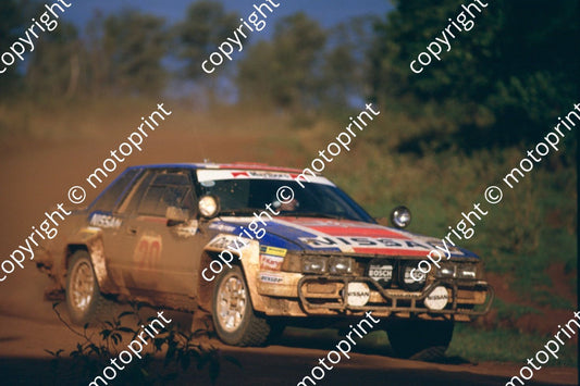 1985 Safari 20 Alain Ambrosio, Daniel le Saux Nissan 240RS (courtesy Roger Swan) (8)