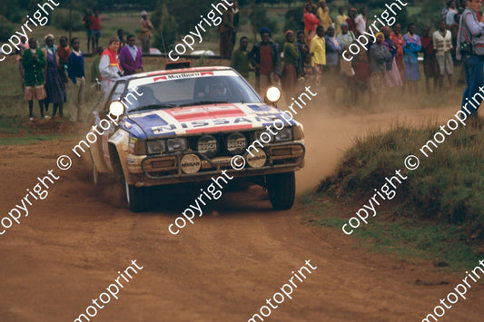 1985 Safari 20 Alain Ambrosio, Daniel le Saux Nissan 240RS (courtesy Roger Swan) (9)