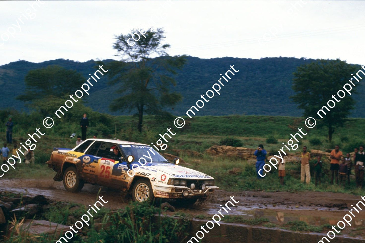 1985 Safari 25 Yoshio Iwashita, Yoshimasa Nakahara Nissan 240RS(courtesy Roger Swan) (1)