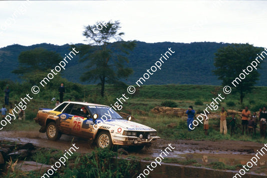 1985 Safari 25 Yoshio Iwashita, Yoshimasa Nakahara Nissan 240RS(courtesy Roger Swan) (1)