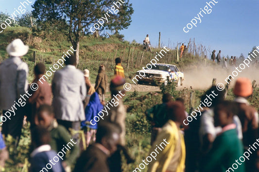 1985 Safari 25 Yoshio Iwashita, Yoshimasa Nakahara Nissan 240RS(courtesy Roger Swan) (2)