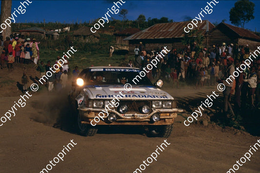 1985 Safari 25 Yoshio Iwashita, Yoshimasa Nakahara Nissan 240RS(courtesy Roger Swan) (3)