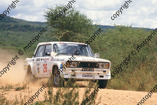 1985 Safari 26 Rudolf Stohl, Reinhard Kaufmann Lada VFTS (courtesy Roger Swan) (350)