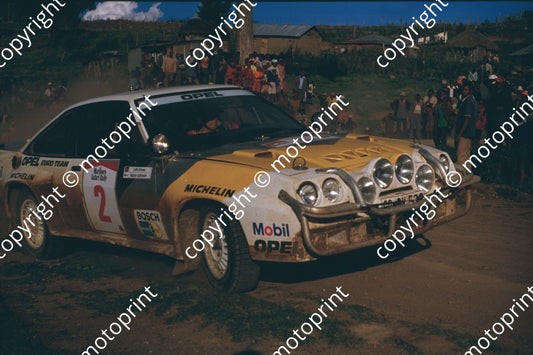 1985 Safari 2 Rauno Aaltonen, Lofty Drews Opel Manta 400 (courtesy Roger Swan) (6)