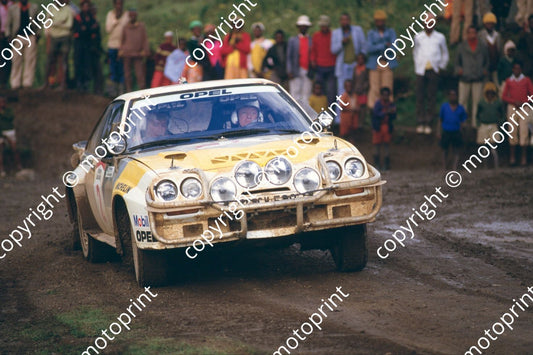 1985 Safari 2 Rauno Aaltonen, Lofty Drews Opel Manta 400 (courtesy Roger Swan) (8)