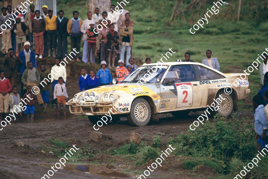 1985 Safari 2 Rauno Aaltonen, Lofty Drews Opel Manta 400 (courtesy Roger Swan) (9)