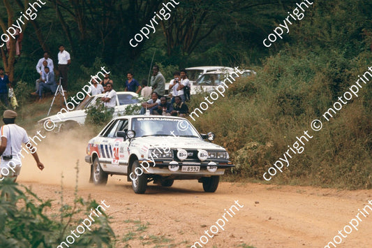 1985 Safari 34 Ramesh Khoda, Ben Mwaluma Subaru leone 1800 (courtesy Roger Swan) (1)