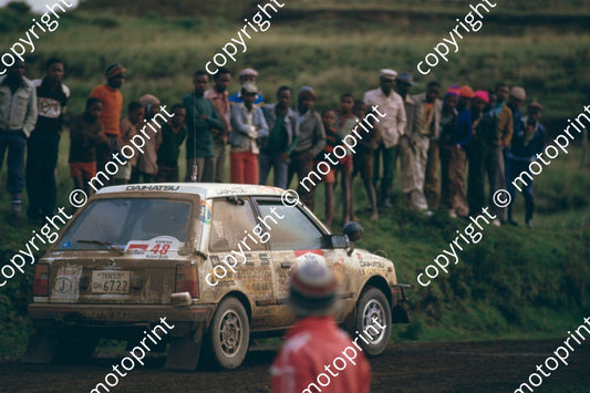 1985 Safari 48 Takeshi Hirabayashi, Suhki Soin Daihatsu Charade (courtesy Roger Swan) (2)