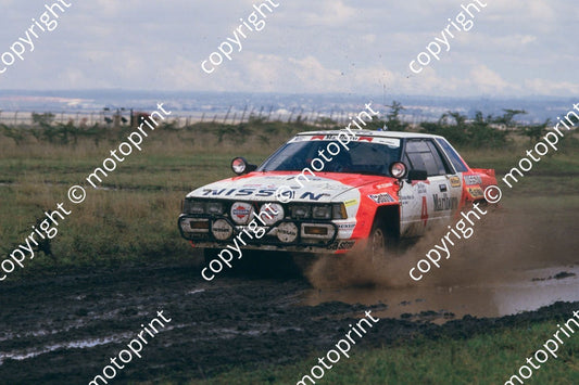 1985 Safari 4 Shekhar Mehta Rob Combes Nissan 240RS (courtesy Roger Swan) (11)