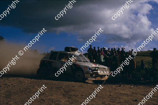 1985 Safari 6 Timo Salonen, Seppo Harjanne Peugeot 205 Turbo (courtesy Roger Swan) (12)