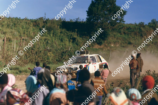 1985 Safari 7 Ari Vatanen, Terry Harryman Peugeot 205 Turbo (courtesy Roger Swan) (10)