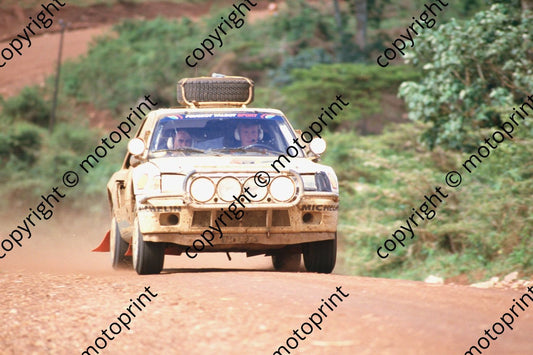 1985 Safari 7 Ari Vatanen, Terry Harryman Peugeot 205 Turbo (courtesy Roger Swan) (6)