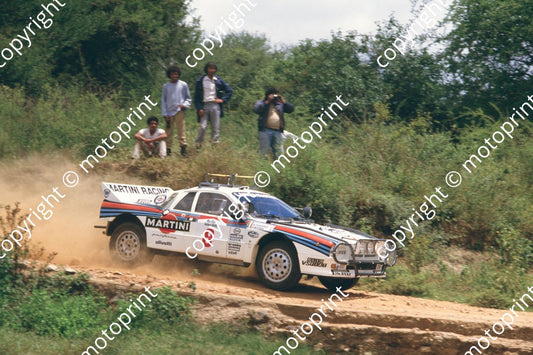 1985 Safari 8 Attilio Bettega, Maurizio Perissinot Lancia 037 Rally (courtesy Roger Swan) (1)
