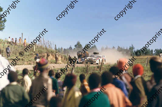 1985 Safari 8 Attilio Bettega, Maurizio Perissinot Lancia 037 Rally (courtesy Roger Swan) (12)