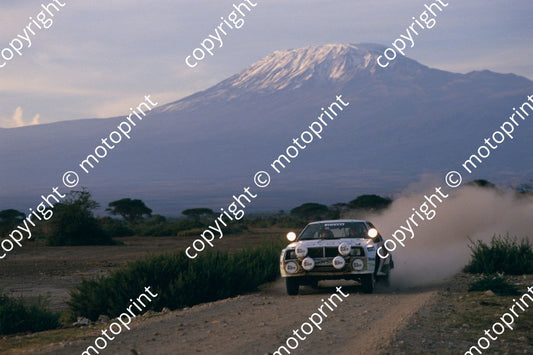 1985 Safari 8 Attilio Bettega, Maurizio Perissinot Lancia 037 Rally (courtesy Roger Swan) (5)